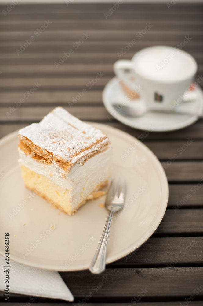 piece of cake on a plate piece of cake on a plate