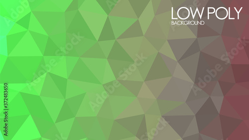 low poly crystal glass rainbow gradient abstract background wallpaper vector graphic design
