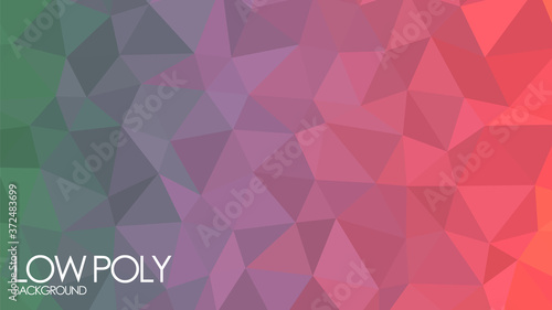 low poly crystal glass rainbow gradient abstract background wallpaper vector graphic design