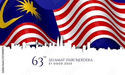 Malaysia Independence Day Background.