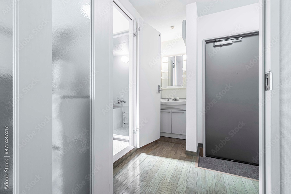 Pictures of the interior of a small suite that are divided into usage proportion Pictures of the interior of a small suite that are divided into usage proportion