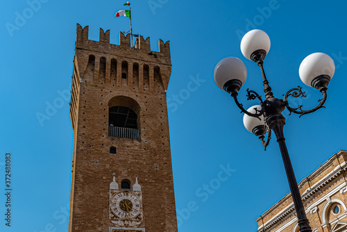 Recanati, la città marchigiana in provincia di Macerata, famosa per aver dato i natali al grande poeta italiano Giacomo Leopardi photo