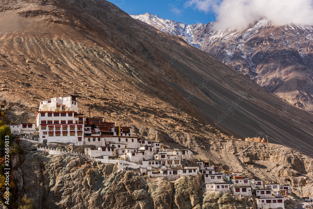 Diskit Monastery in Leh, India