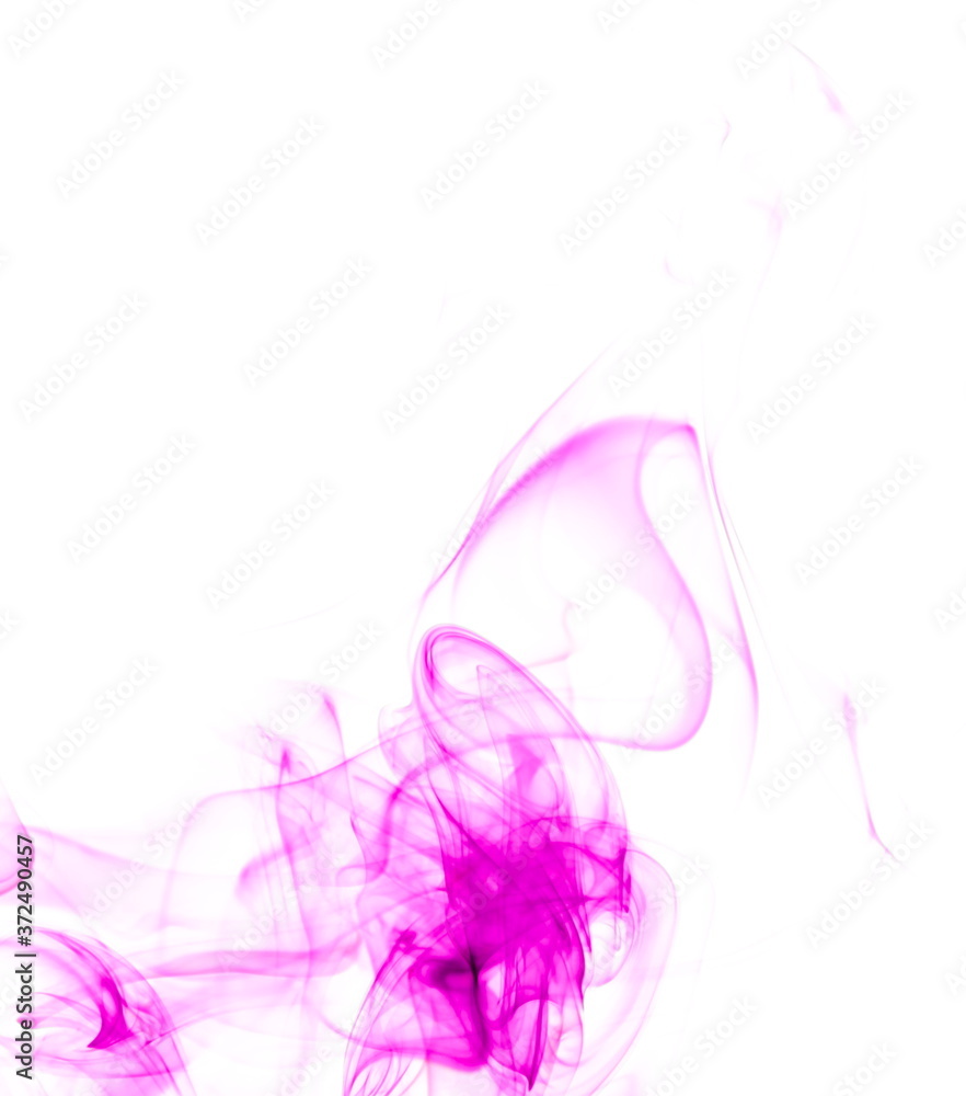 Purple smoke on white background Purple smoke on white background