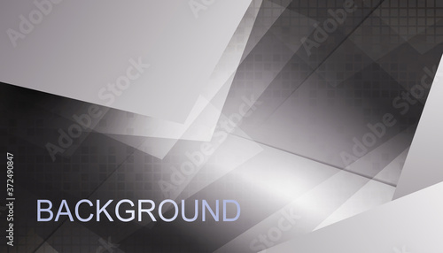 Black and white design with geometric shapes and lines, dull mosaic