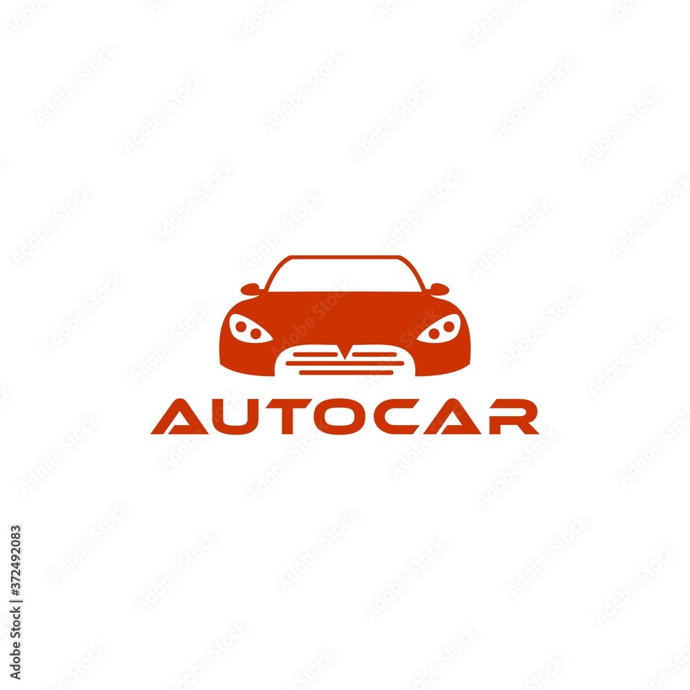 creative auto car logo design vector