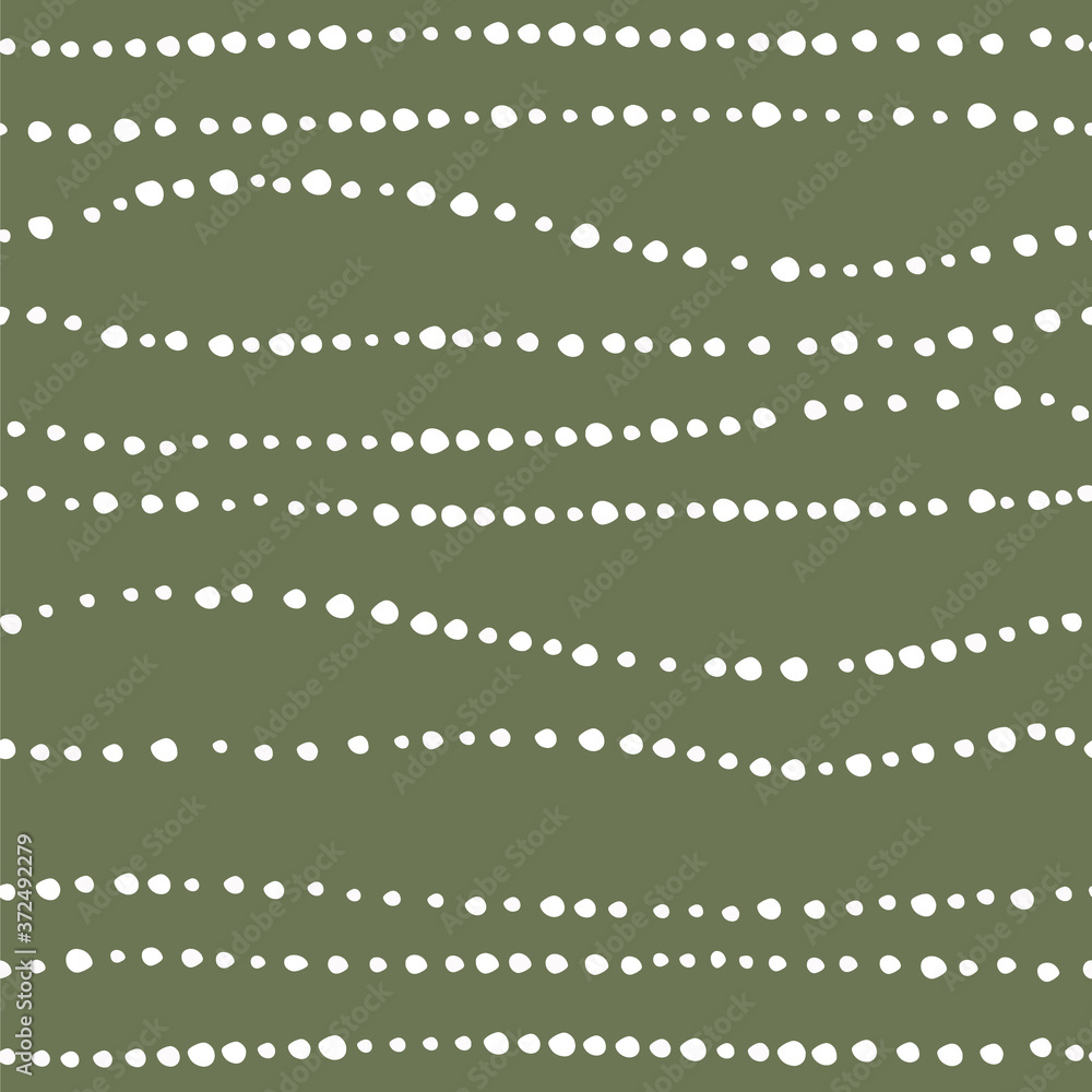 Vector seamless pattern with white dots.