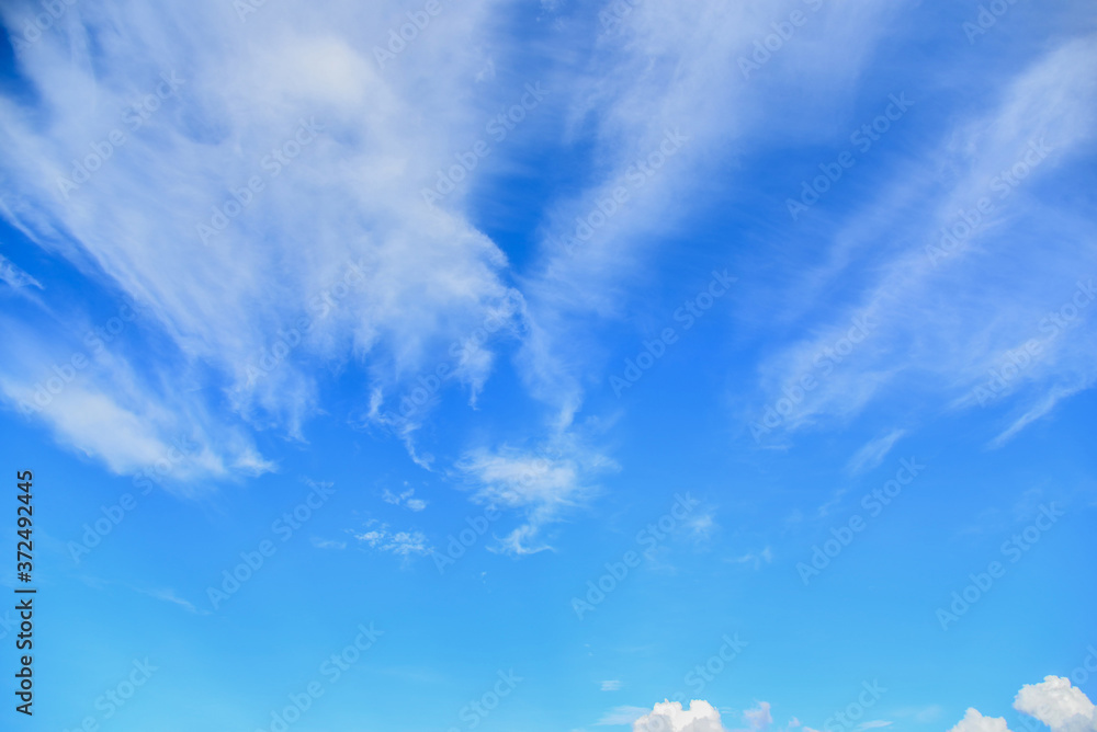 Obraz premium blue sky with cloud for texture background