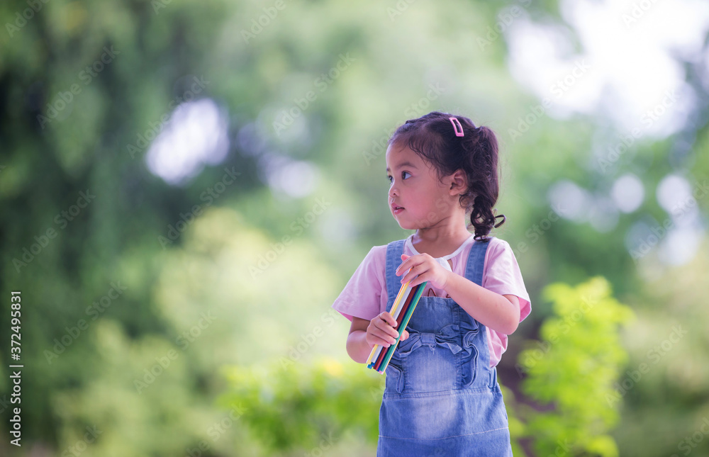 Little children are having fun learning new things. Children in kindergarten age Little children are having fun learning new things. Children in kindergarten age