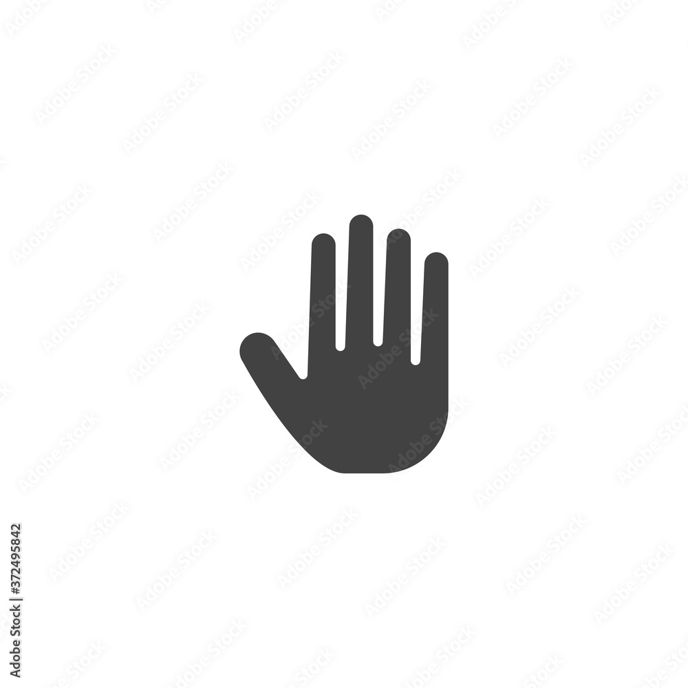 hand, palm icon vector illustration hand, palm icon vector illustration