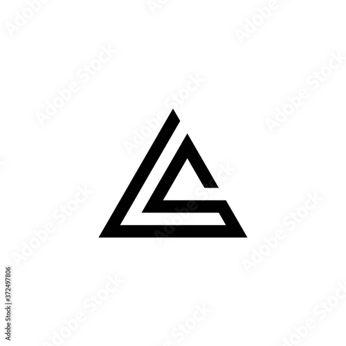Free Download Minimalist Geometric Triangle Initial AS Logo Design for Business and Technology Brand - GFXLoad