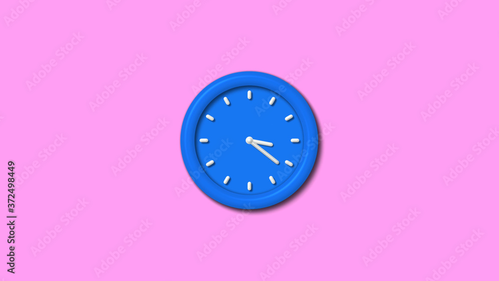 12 hours 3d wall clock icon on pink light background,New 3d clock icon 12 hours 3d wall clock icon on pink light background,New 3d clock icon