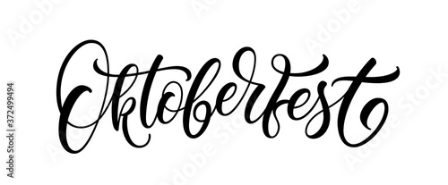 Wallpaper Mural Oktoberfest handwritten text. Modern calligraphic text for postcard, poster, greeting card and banner. Beer Festival. Oktoberfest hand drawn lettering. Torontodigital.ca