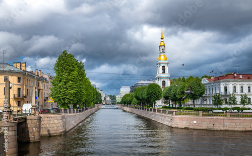 Nikolsky Marine sobor or St.Nicholas Cathedral, St.Petersburg, Russia photo