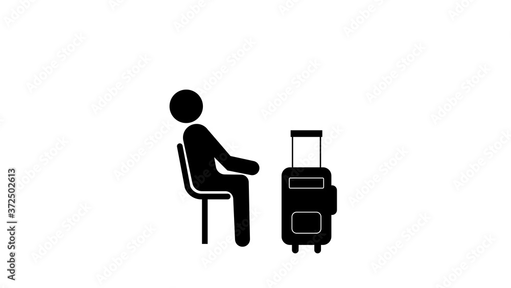 waiting transport in waiting room on station waiting transport in waiting room on station