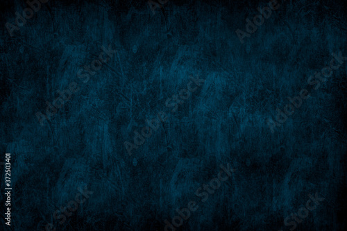 Abstract Blue Stucco Wall Background Grunge Dark Blue Decor