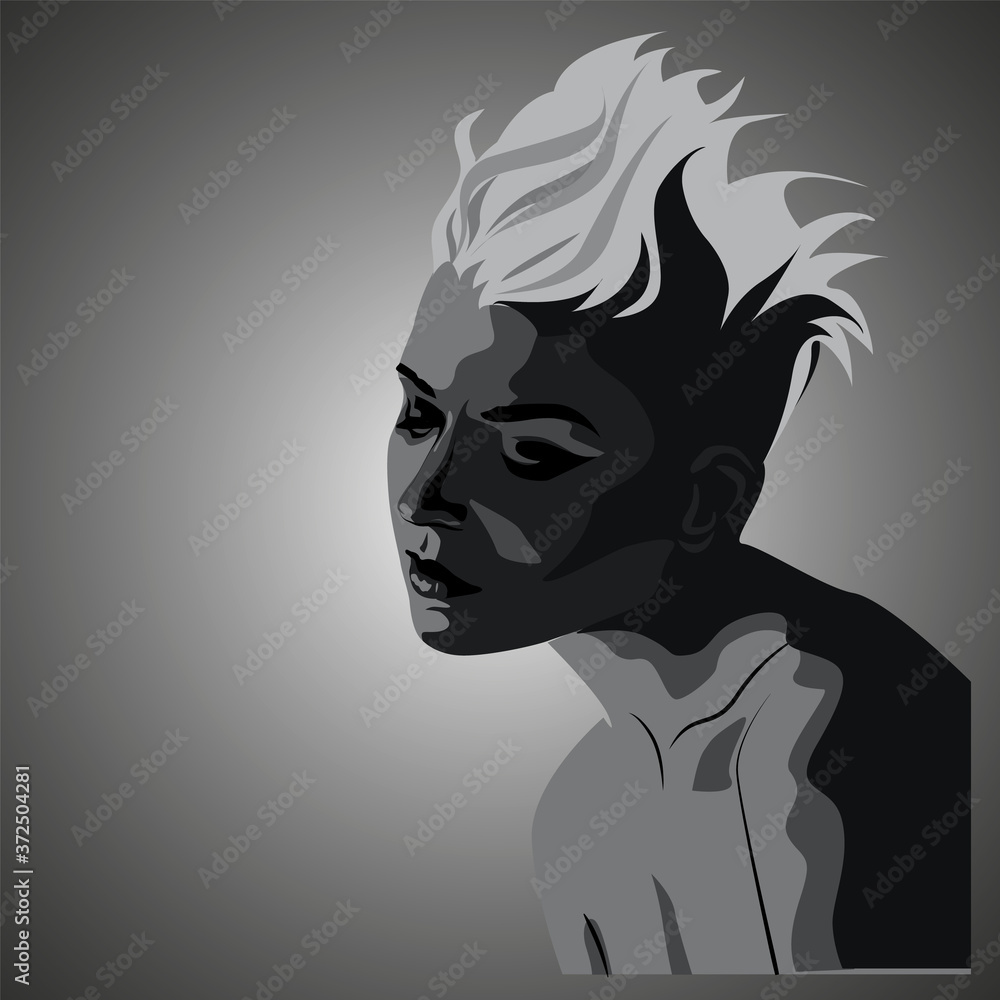vector portrait vector portrait