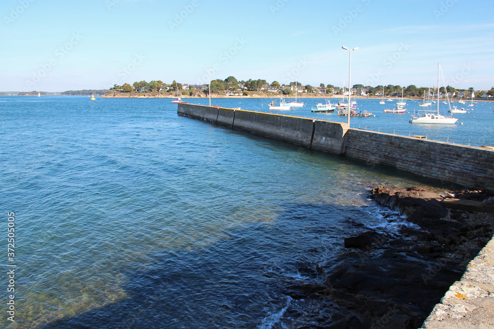 atlantic coast in arzon (brittany - france) atlantic coast in arzon (brittany - france)