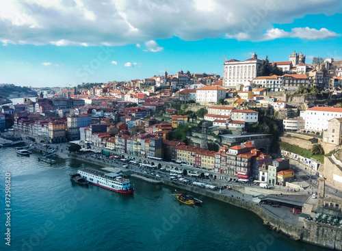 Aerial view of Porto  Portugal