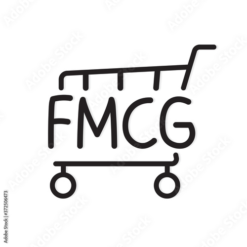 FMCG (Fast Moving Consumer Goods) concept- vector illustration