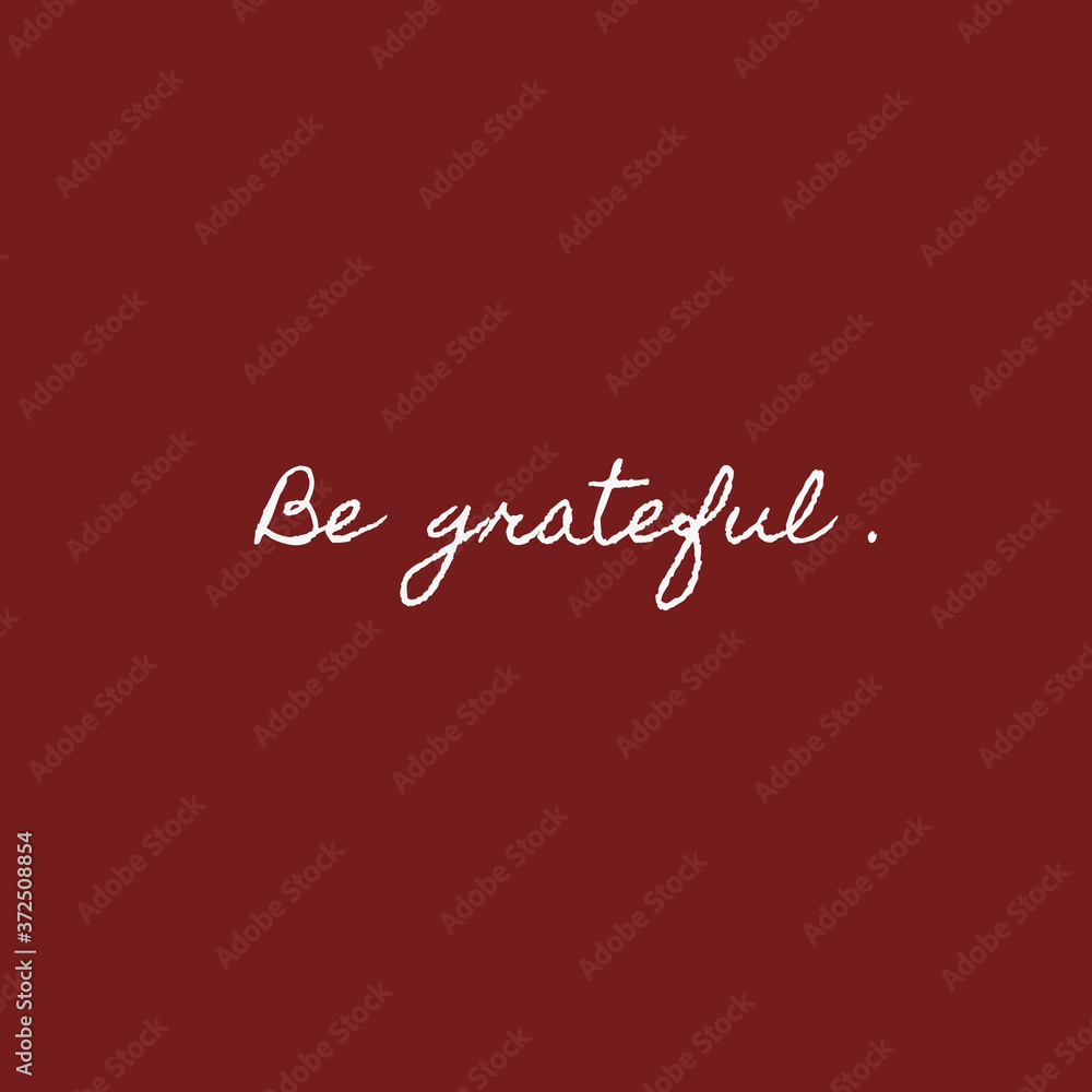 Be grateful note 