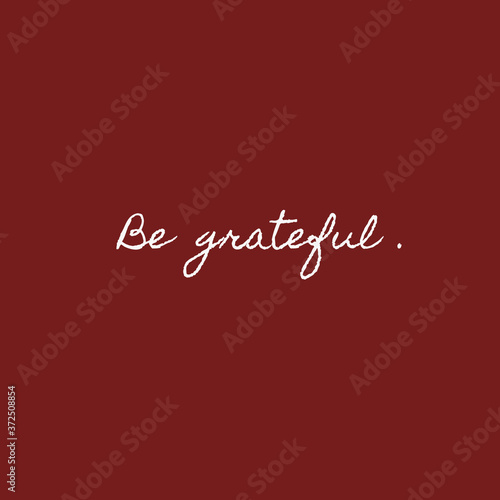 Be grateful note 