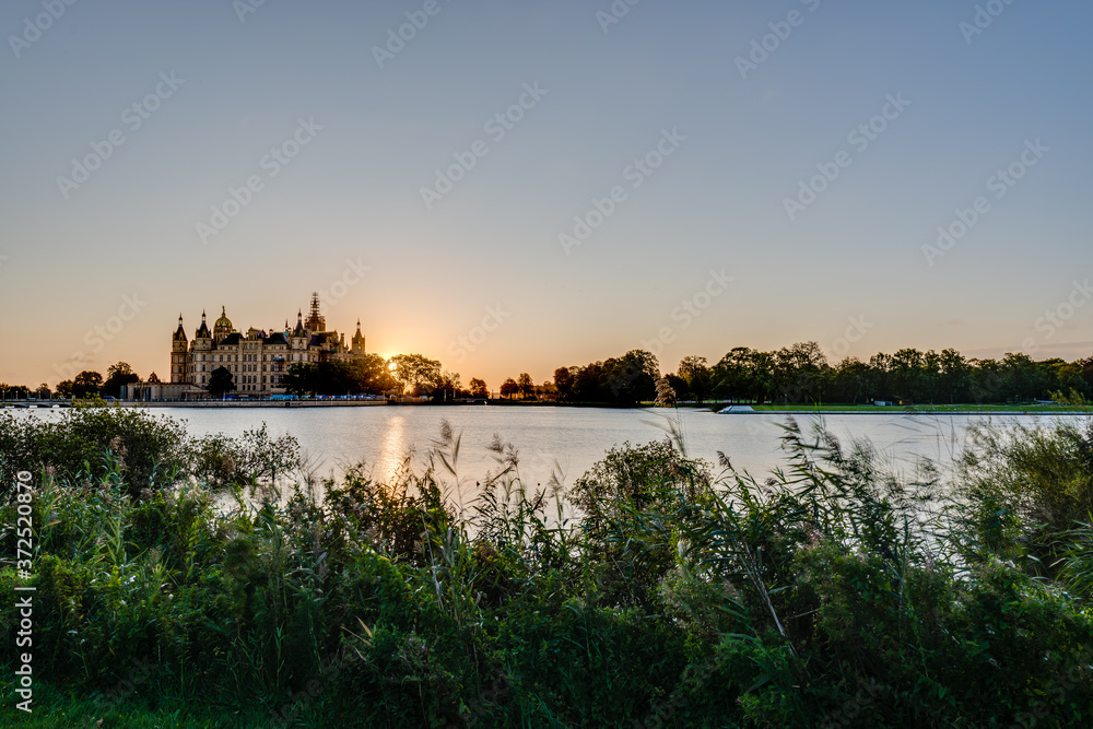 Schwerin palace or Schwerin Castle, northern Germany.
