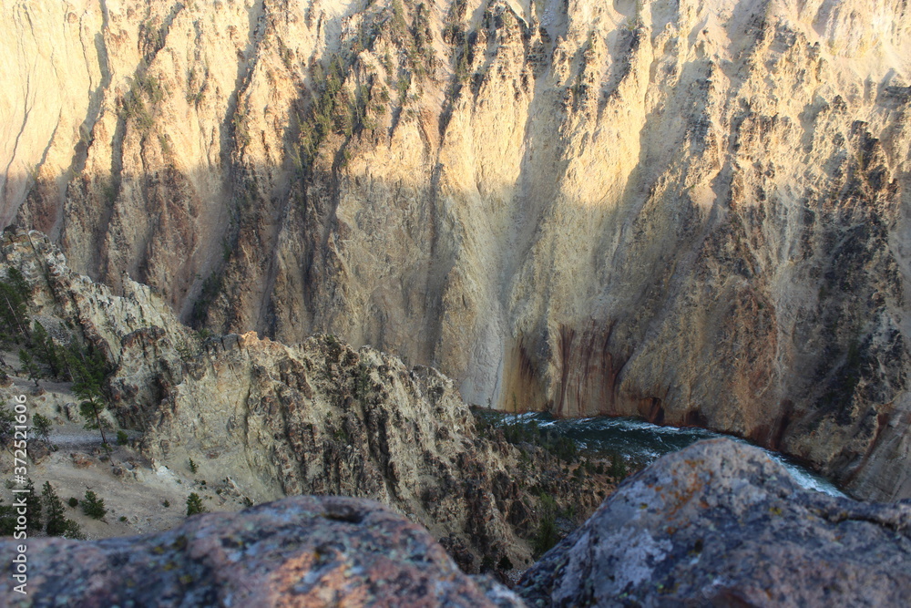 Obraz premium The Grand Canyon of the Yellowstone.