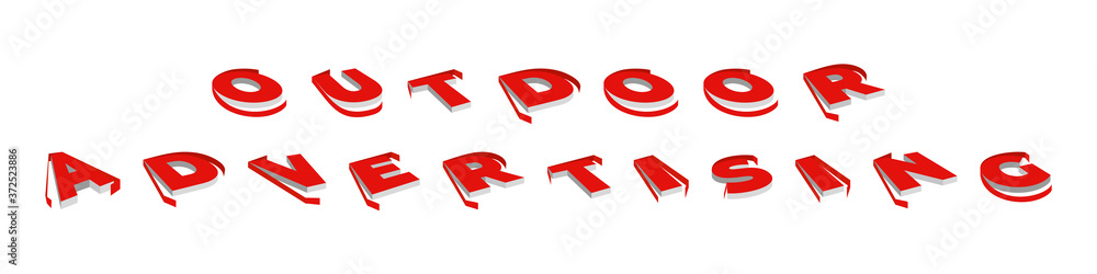 Physical Advertiser Lettering Production of 3d letters of plastic for signage and outdoor advertising ...