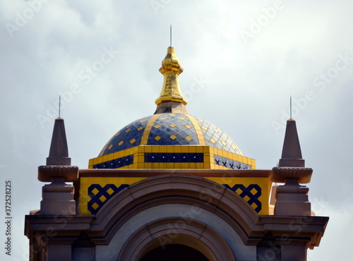 Ornate design on a building