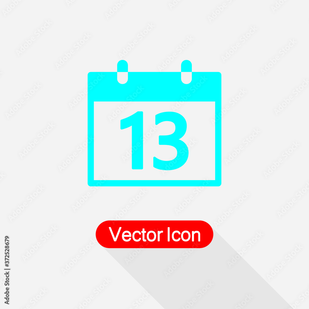 13 Calendar Icon Vector Illustration Eps10 13 Calendar Icon Vector Illustration Eps10