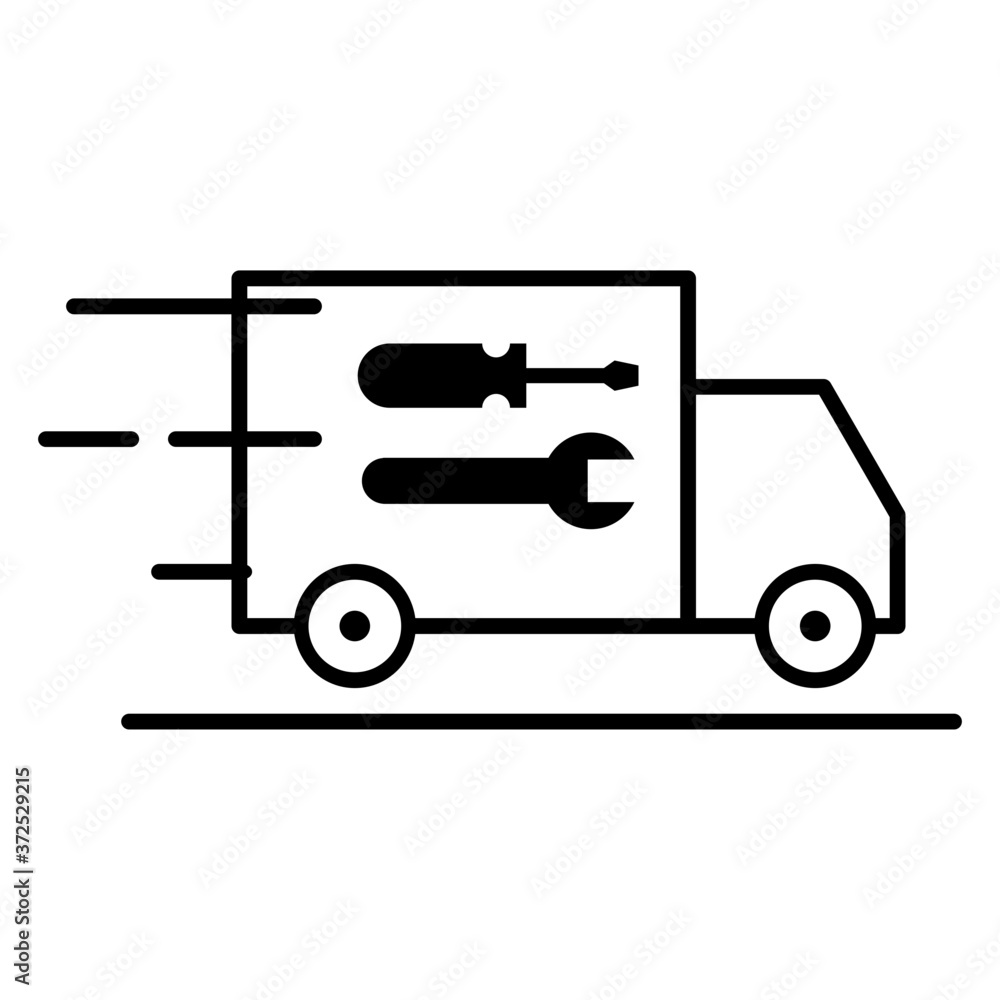 Technician car icon Technician car icon