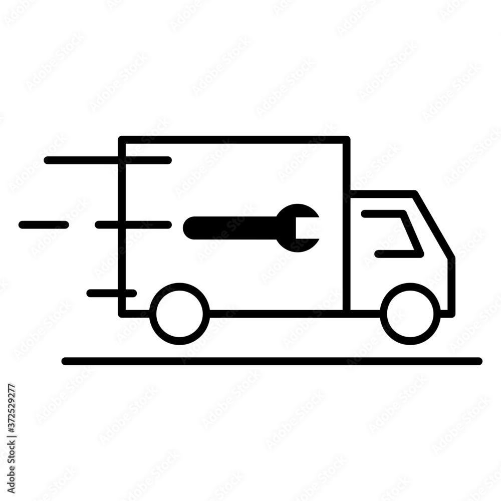 Technician car icon Technician car icon