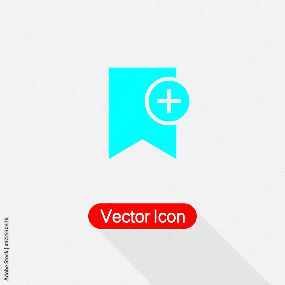 Add Bookmark Icon Vector Illustration Eps10 Add Bookmark Icon Vector Illustration Eps10