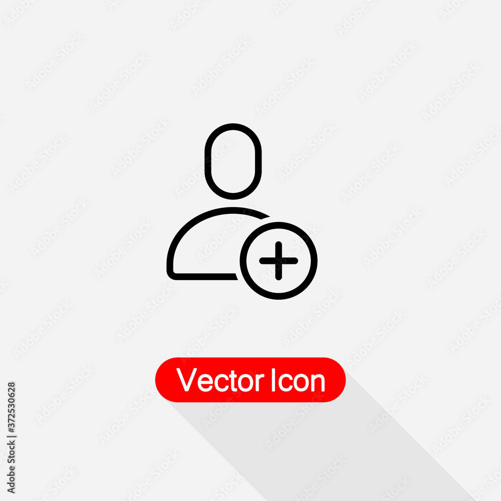 Add User Icon Vector Illustration Eps10 Add User Icon Vector Illustration Eps10