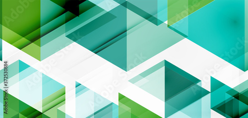 Geometric abstract background, mosaic triangle and hexagon shapes. Trendy abstract layout template for business or technology presentation, internet poster or web brochure cover, wallpaper