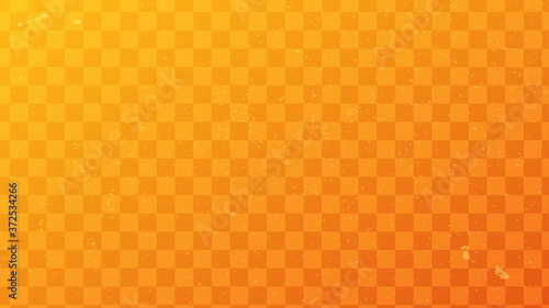 和柄 市松模様の背景テクスチャー 橙色