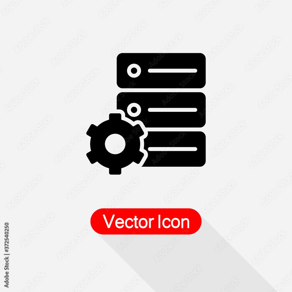 Database Settings Icon,Computer Server And Gear Icon Vector Illustration Eps10 Database Settings Icon,Computer Server And Gear Icon Vector Illustration Eps10