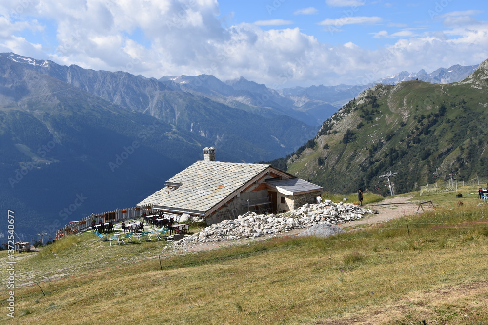 aussois, vanoise, barrage, alpes, refuges, cascade