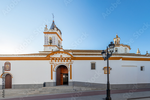 Church of Our Lady of the Assumption in the town of Bonares, Huelva, Andalucia, Spain photo