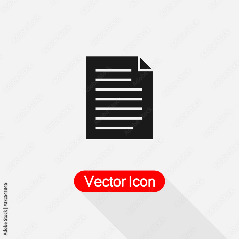 Document File Icon Vector Illustration Eps10 Document File Icon Vector Illustration Eps10
