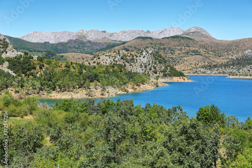 Barrios de Luna Reservoir, Spain.