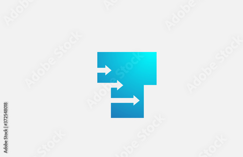 T blue letter alphabet logo icon design with arrows. Business and company corporate identity Free Download T blue letter alphabet logo icon design with arrows. Business and company corporate identity - GFXLoad