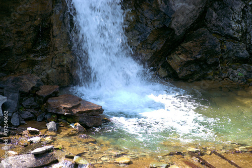 Wasserfall in Zerfreila in der Schweiz 31.7.2020 photo