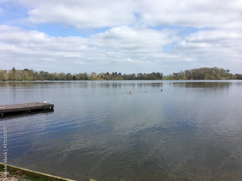 A view of the lake at Ellesmere A view of the lake at Ellesmere