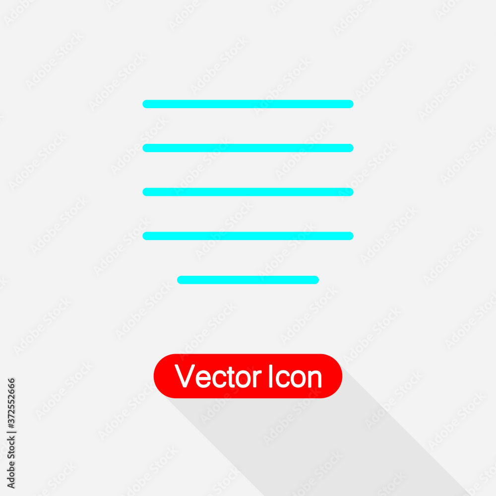 Justify Center Alignment Paragraph Icon Justify Center Alignment Paragraph Icon
