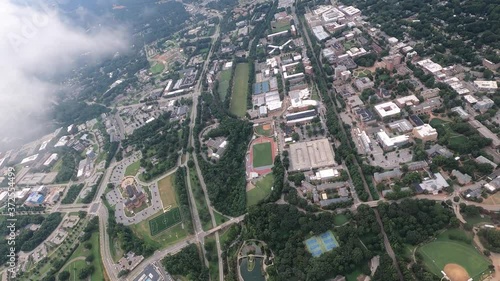 NC State University Through Clouds photo