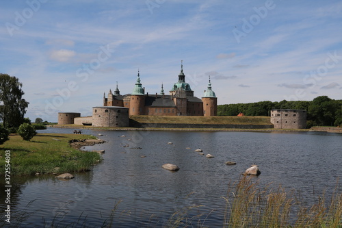 The Castle of Kalmar in summer in Sweden