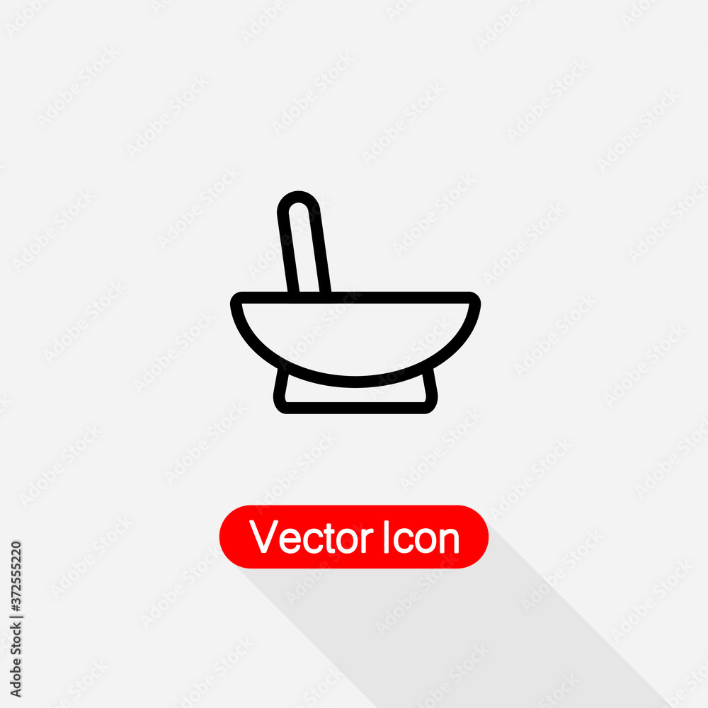 Mortar And Pestle Icon Vector Illustration Eps10 Mortar And Pestle Icon Vector Illustration Eps10