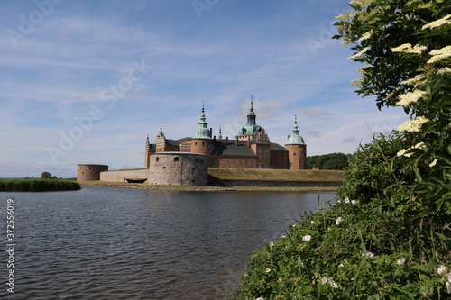 Summer at Castle of Kalmar in Sweden